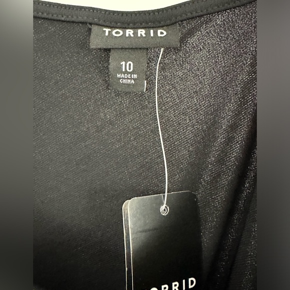 TORRID Black Studio Knit One Shoulder Jumpsuit Elastic Waist Pockets Tor… - Picture 11 of 13